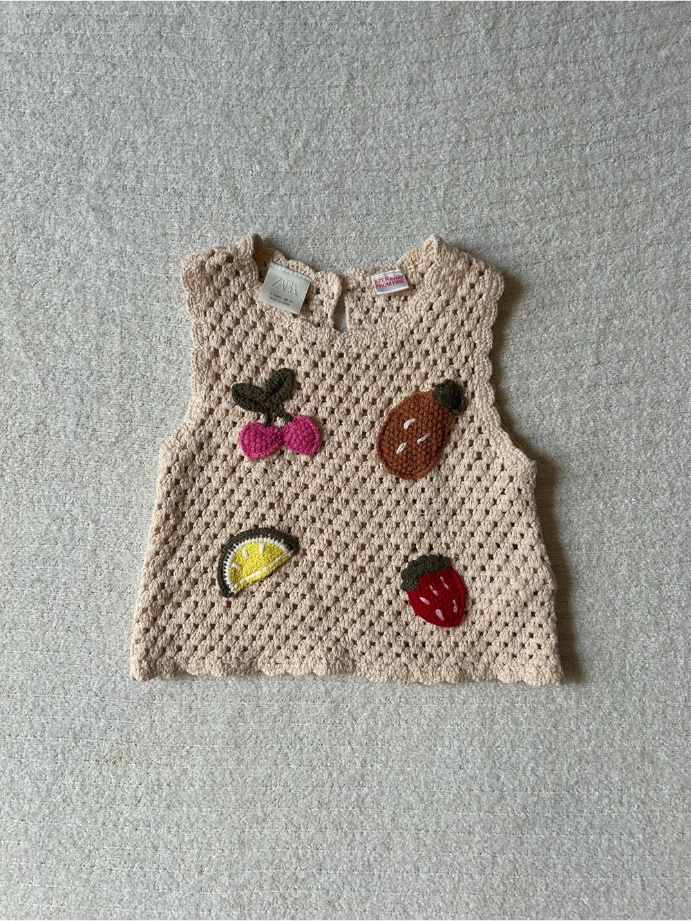 Kids Crocheted Fruit Top